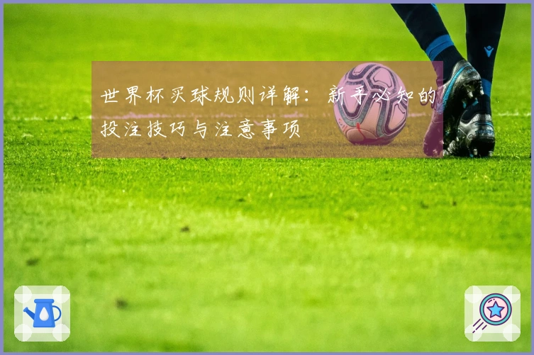 世界杯买球规则详解：新手必知的投注技巧与注意事项